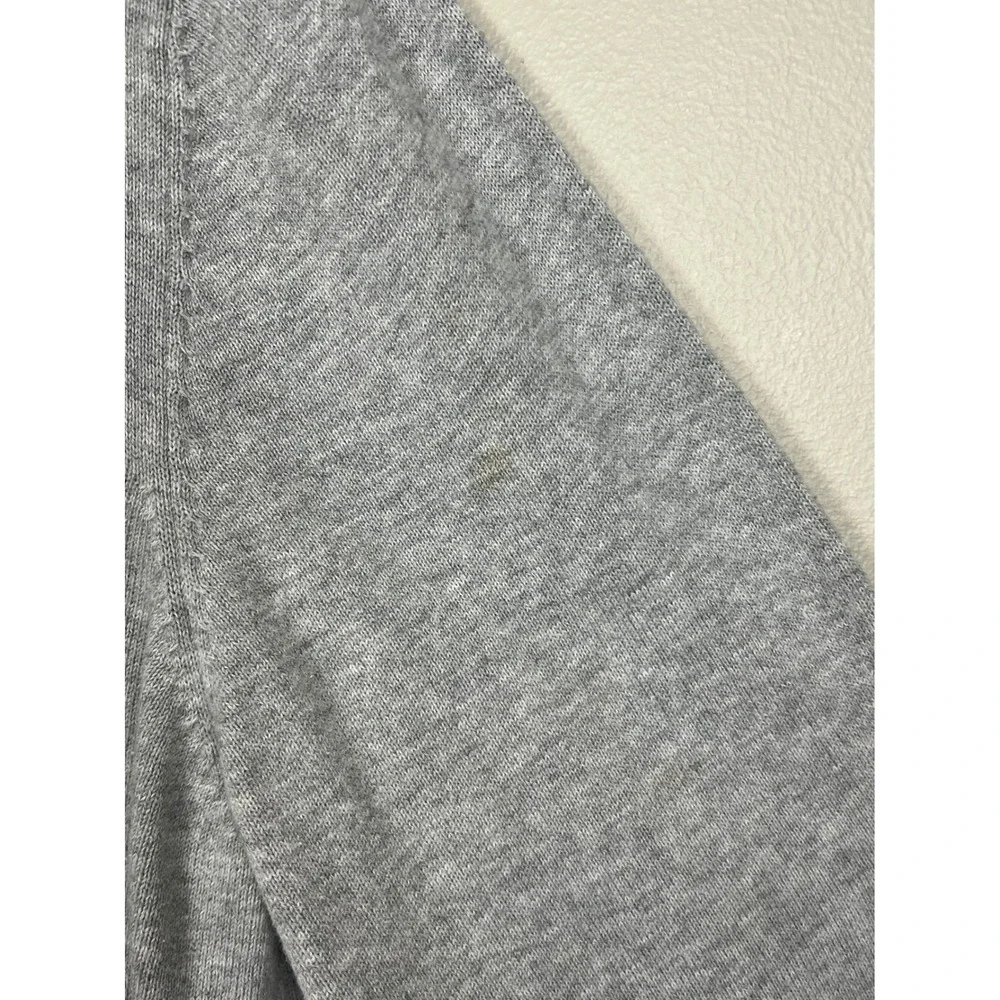 Tommy Hilfiger Mens Argyle V-Neck Sweater Gray Blue White Cotton Large 780433